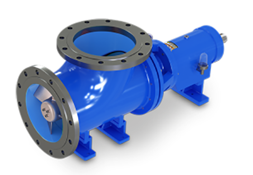 المضخة المحورية (Axial Flow Pump)
أنواع مضخات المياه